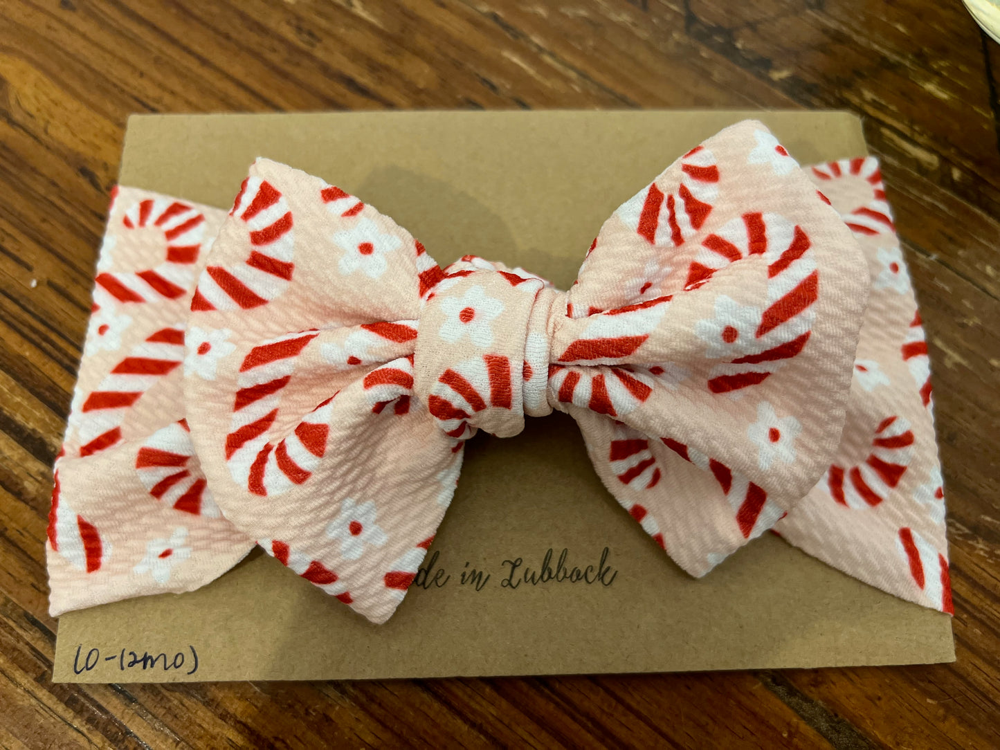 Candy Cane Dreams Bow